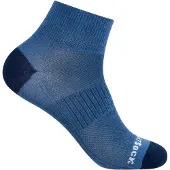 Wrightsock Coolmesh II Quarter Calze da trekking (34-37, blu)