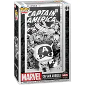 Funko POP! Figura Da Copertine Di Fumetti Capitan America Marvel