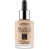 Catrice Fondotinta liquido HD, vegano, opaco, 050, Rosy Ash, 30 ml