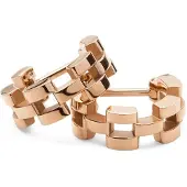 Daniel Wellington Modern hoop Orecchini made of gold-plated steel 3-Link DW00400959