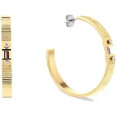 Tommy Hilfiger Stunning gold-plated rings con crystals Stripes 2781050