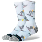 Stance Later Gator Crew Calze casual (38-42, grigio)
