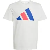 Adidas Kid's Bold Tee 160 T-shirt Bambini (176, bianco)