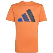 Adidas Kid's Bold Tee 160 T-shirt Bambini (128, arancione)