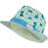 Sterntaler Kids' Straw Hat Dinosaur Cappello Bambini (55 cm, verde)