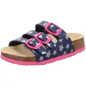 Superfit Sandalo blu scuro / rosa / argento