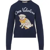 Valentino Felpa Chez in cotone con patch