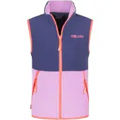 TROLLKIDS Kid's Kjerag Vest Gilet in pile Bambini (110, fuchsia)
