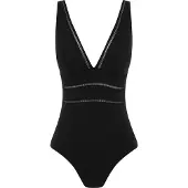 SEA LEVEL Costume intero 'Essentials Edit' nero