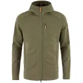 Fjällräven Keb Fleece Hoodie Giacca in pile Uomo (S, olivia)