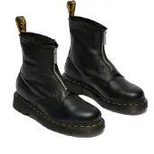 Dr. Martens per donna. 42352001 Stivali in pelle 1460 con cerniera nera (39), Nero, Basso, Casual
