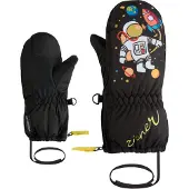 Ziener Kid's Leprint-Z AS Guanti Bambini (1,5, nero)