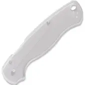 Flytanium Injection Molded Scales - Spyderco Paramilitary 2 - Clear