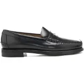 Sebago mocassini da uomo in pelle liscia neri | Taglia 40