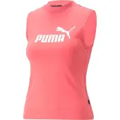 Puma Maglietta Senza Maniche Ess Slim Logo