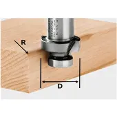 Festool Fresa per arrotondare HW raggio 6 mm
