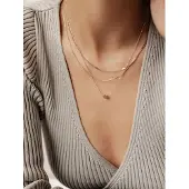 Hey Happiness Collana 'Amore' oro rosé