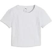 Puma Top A Maniche Corte Essential Ribbed Baby