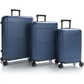 Heys Zen 4 ruote Set di valigie 3 pezzi espandibile blu