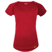 Grüezi Bag Women's Deanna Boulder Maglia merino Donna (XL, rosso)