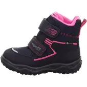 Superfit Boots da neve 'HUSKY' navy / grigio argento / fucsia
