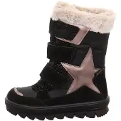 Superfit Boots da neve 'Flavia' crema / rosé / nero