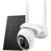 TP-LINK Kit Tapo C665G: telecamera IP esterna e pannello solare, 8MP, grado di protezione IP65, Wi-Fi, LTE