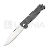 Böker Plus Atlas Backlock Big 01BP0062 Satin 12C27, Stonewashed Stainless Steel, coltello da tasca