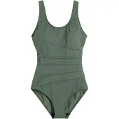 Bonprix Costume intero modellante oliva