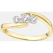 Diamant L'Eternel Anello 'Trilogie' oro