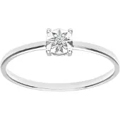 Diamant L'Eternel Anello argento