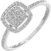 Diamant L'Eternel Anello argento