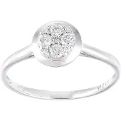 Diamant L'Eternel Anello 'Cluster' argento