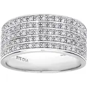 Diamant L'Eternel Anello argento