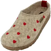 Iesse Schuh Women's Grizzly Cuoricini Pantofole Donna (39, beige)