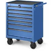 HBM Carrello portautensili HBM con 7 cassetti, blu