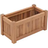 vidaXL Letto rialzato 50x25x25 cm in legno massiccio di teak