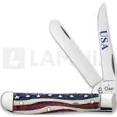 Case Cutlery Pocket knife Mini Trapper Patriotic