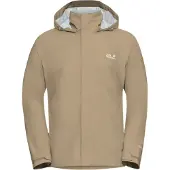 Jack Wolfskin Trailtime 2L Jacket Giacca antipioggia Uomo (M, beige)