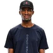 The Mountain Studio Mesh Cross Logo Cap Cappellino (One Size, nero)
