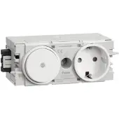 Hager Presa+interruttore Tehalit GS11009016
