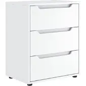 vidaXL Credenza VISNES Bianco 60x40x73 cm Materiale in legno