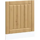 vidaXL Pannello lavastoviglie Lucca Artigianale in legno di rovere