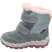 Superfit Boots da neve 'Icebird' verde chiaro / rosa