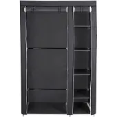 Songmics Armadio XL Armadio in tessuto Armadio pieghevole con asta appendiabiti