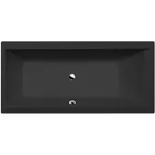Hak CLEO vasca rettangolare 160x75x48cm, nero opaco