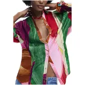 Desigual , Camicia stampata, Donna, Lyocell, L