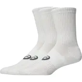Asics unisex. 3033C298 Pack 3 Calzini Crew bianco (L), Homewear, Sportivo, Cotone