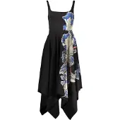 Desigual , Abito disegnato da Mr. Christian Lacroix, Donna, Cotone, Nero, M