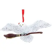 Harry Potter Decorazione Natalizia Hedwig In Flight